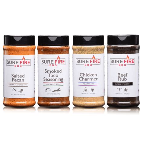 BBQ Rub & Seasoning Packs | Sure Fire BBQ | Sure Fire BBQ