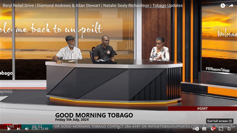 Beryl Relief Drive | Diamond Andrews & Allan Stewart |Tobago Updates