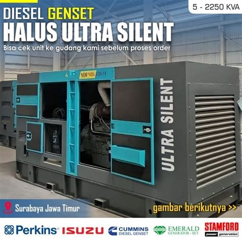 Jual Genset Kva Perkins Cummins Isuzu Emerald Surabaya Ultra