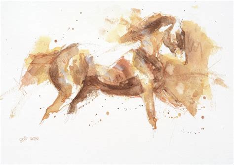 Equine Nude 297 Painting By Benedicte Gele Saatchi Art