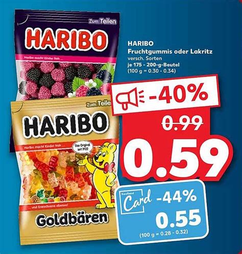 Haribo Fruchtgummis Oder Lakritz Angebot Bei Kaufland 1Prospekte De