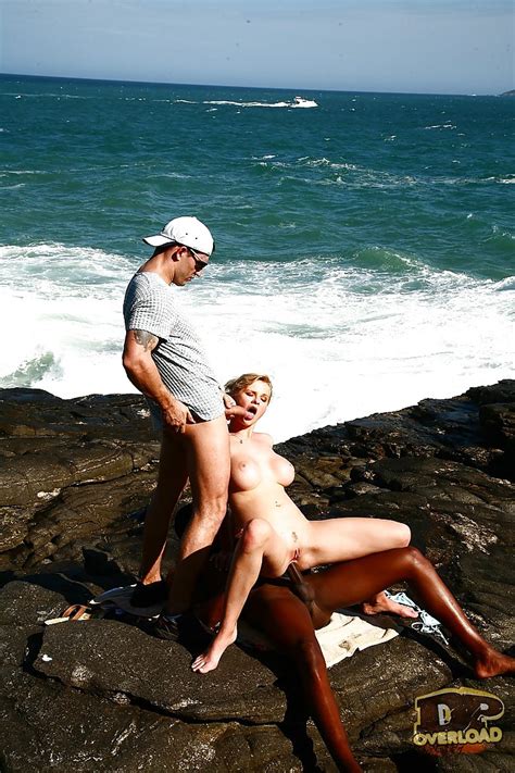 Czech Interracial Beach Fuck XXX Dessert Picture 10
