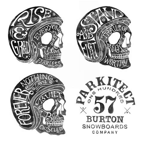 Burton Parkitect By BMD Via Behance Retro Graphic Design Burton