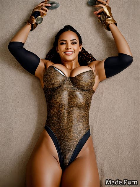 Porn Image Of Gym Big Tits Long Hair Made Tanned Skin Big Hips Gymnast Created By AI