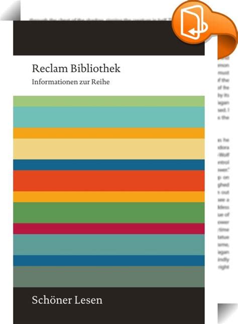 Reclam Bibliothek Reclam Verlag Book Look