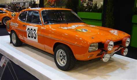 Ford Capri Rs 2600 Rallyefahrzeug Nach Seinem Debut Im Jahr 1968