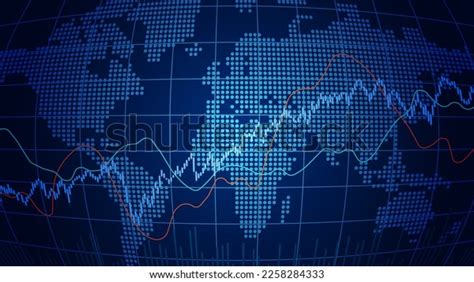World Stock Market Index Graph Candlestick Stock Vector (Royalty Free ...