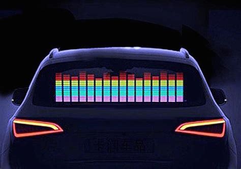 Эквалайзер на заднее стекло автомобиля своими руками - фото и видео