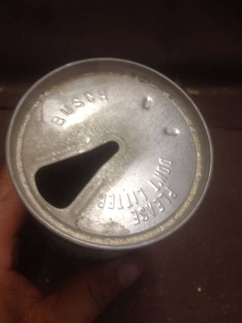 Vintage Busch Beer Can Early 1960s Busch One Liter Tin Can Etsy