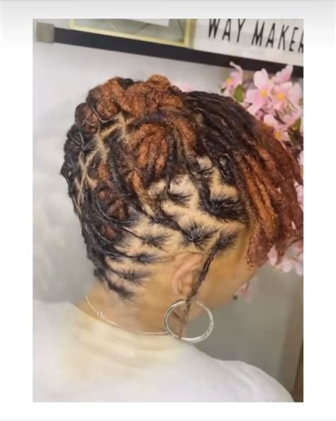 Weightless accessories will soon improve heavy loc updo styles 28