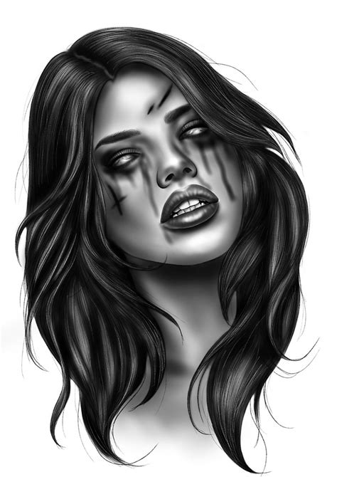 Zombie Girl Drawing at PaintingValley.com | Explore collection of ...