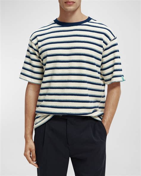 Scotch And Soda Structured Striped T Shirt Combo B Editorialist