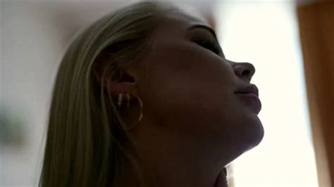 Blonde Lady Is Caressing Her Body Strok Stock Video Pond