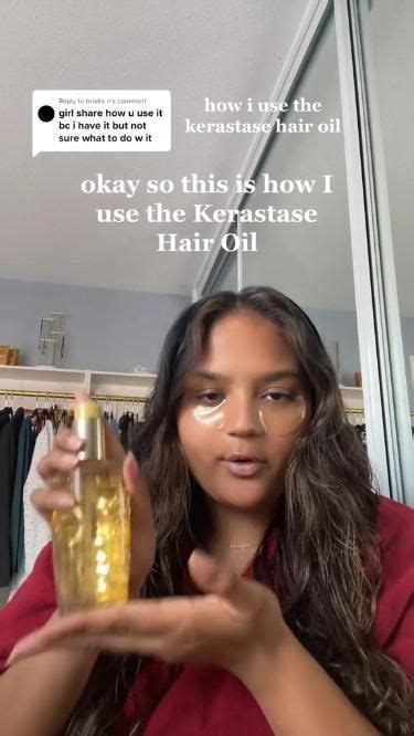 how to use kerastase hair oil