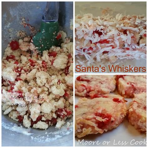 Santa's Whiskers Cookies - Moore or Less Cooking