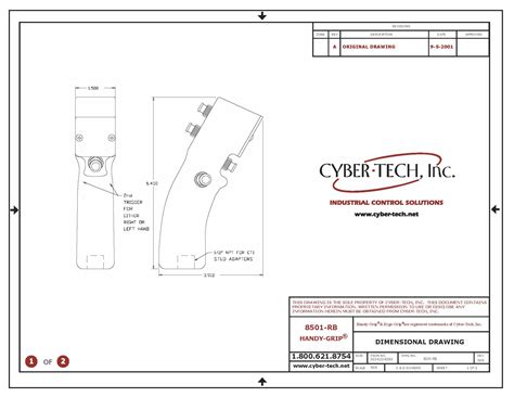 8501-RB — Cyber-Tech, Inc. | Industrial Control Handles, Joysticks and ...