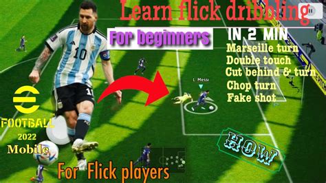 Tutorial On How To Dribble In Efootball Pes Mobile For Flick