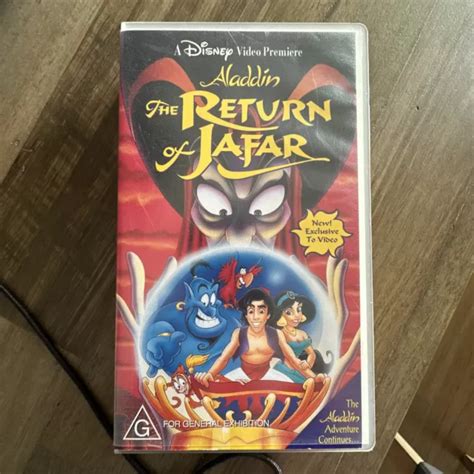 Aladdin The Return Of Jafar Disney Vhs Tape Eur Picclick Fr