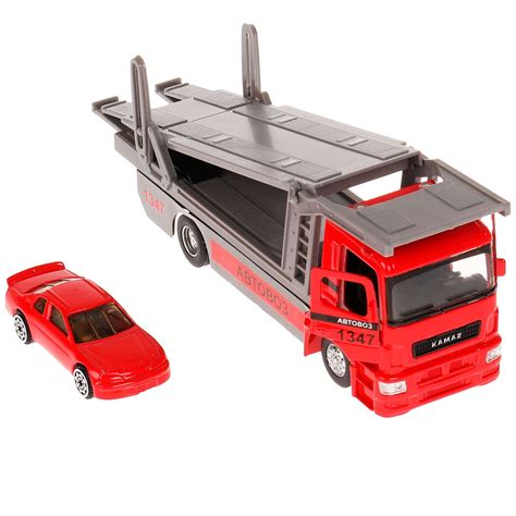 Машина Технопарк Kamaz Автовоз 329202 купить по цене 1199 ₽ в интернет ...