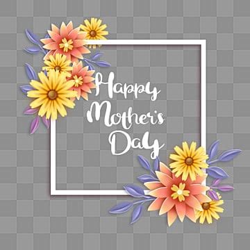 Mothers Day Floral PNG Picture Martic Mothers Day Watercolor Floral