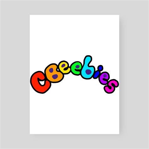CBeebies logo rainbow , an art print by Darrell ShaquanTylerJr - INPRNT