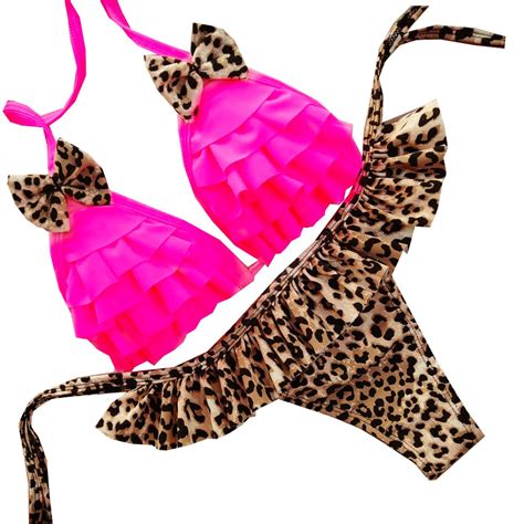 Bikini Biqu Ni Cortininha Babado Lacrou Moda Shopee Brasil