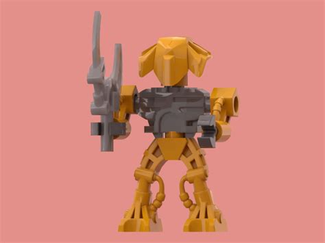 Toa Hewkii Mahri Minifig By Ponybraryart On Deviantart