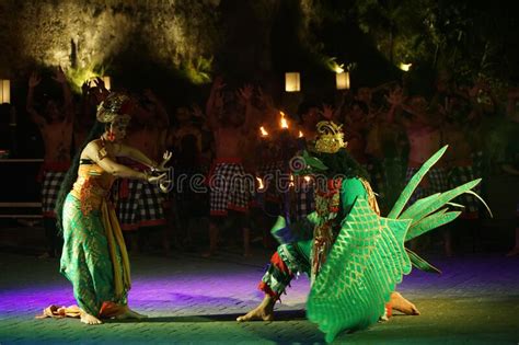 Bali Indonesia November 5th 2019 Traditional Balinese Kecak Dance