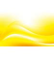 Abstract Yellow White Wave Background Design Vector Image