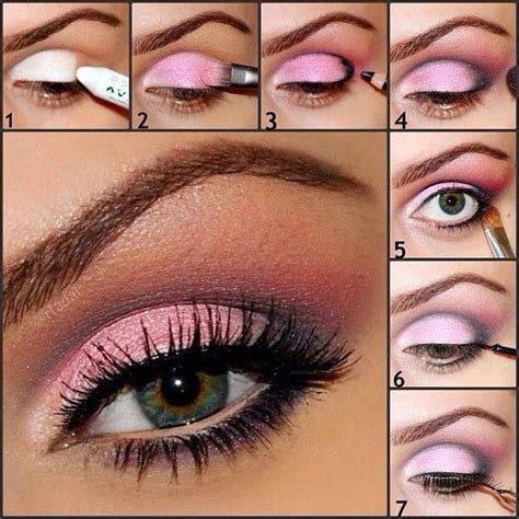 Rosado Paso A Paso Sombra De Ojos Rosa Tutorial Maquillaje Ojos