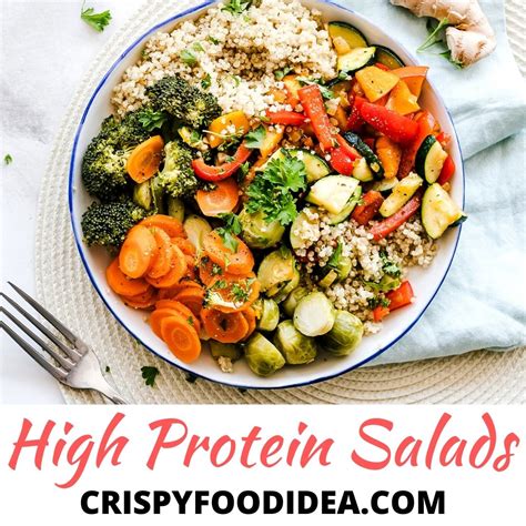 21 Easy High Protein Salad Recipes For Meal Prep