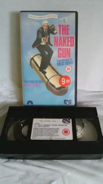 Leslie Nielsen The Naked Gun Vhs Video Tape Picclick Uk