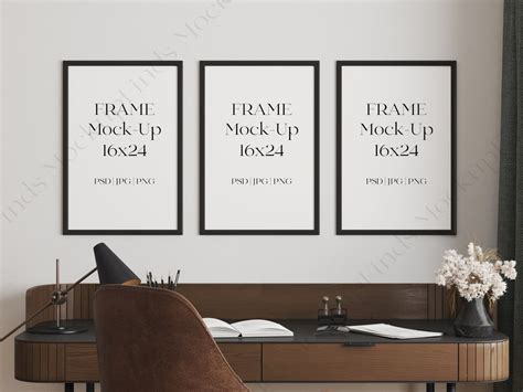 Portrait X Frames Mockup Set Frames Mockup Photoshop Frame