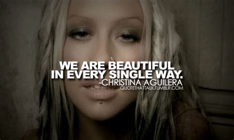 Quotes By Christina Aguilera Beautiful. QuotesGram