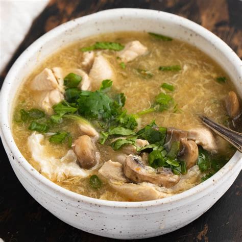 Hot And Sour Chicken Soup Easy Recipe Insanely Good