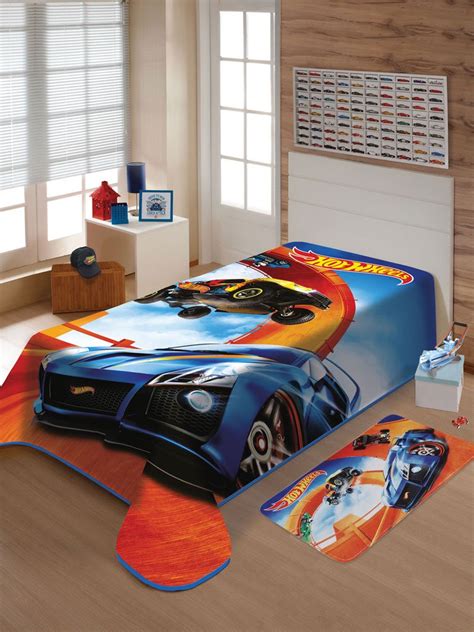 Cobertor Raschel Hot Wheels Pistas Jolitex Ternille