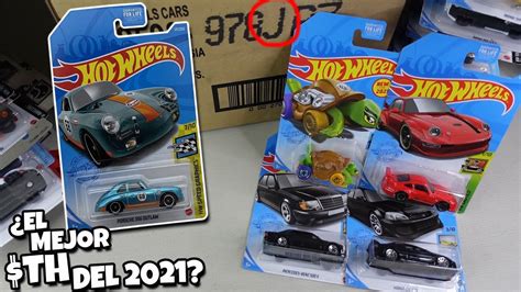 El Mejor Super Treasure Del 2021 Hot Wheels Caja Case J 2021 Porsche Mercedes Honda Si