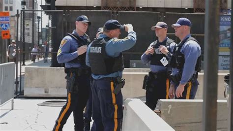 Missouri State Highway Patrol Troopers Provide Security At Republican National Convention