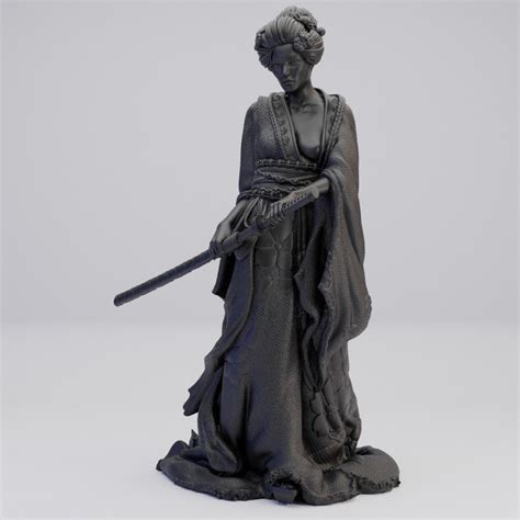 Hot Goblin 雪女 トップレス ミニチュア ホットゴブリン 日本刀と着物