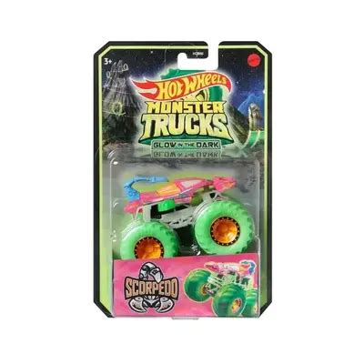 Buy Hot Wheels Scorpedio Monster Trucks 1 64 Glow In The Dark Online At Best Price GAMESBABA