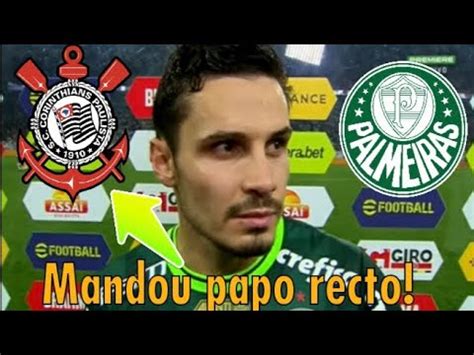 Olha O Que Raphael Veiga Disse Ap S Empate Contra Corinthians Youtube