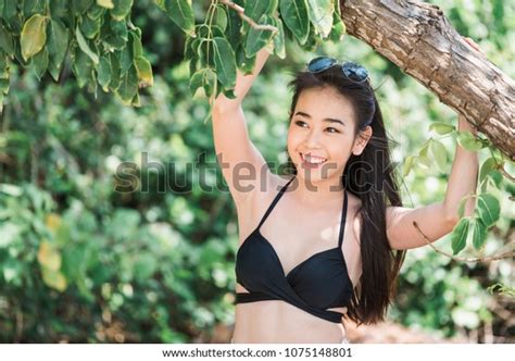 Sexy Woman Wear Bikini Underwear Enjoy Stock Photo Shutterstock