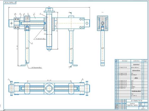 Чертежи универсального съемника для выпрессовки подшипников из гнезда