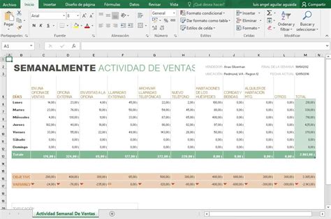 Plantilla De Plan De Ventas Para Descargar Excel Gratis Images