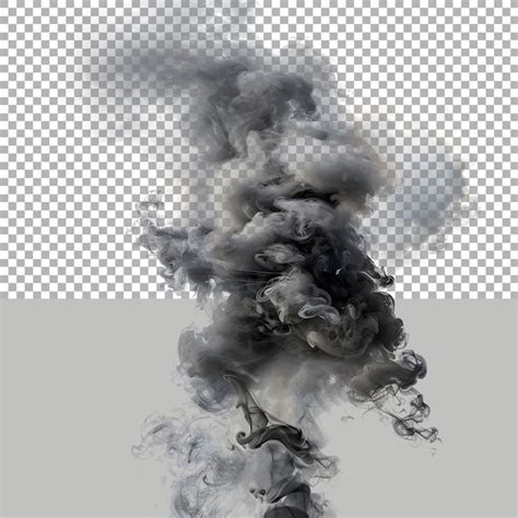 Premium PSD Smoke Effect On Transparent Background Ai Generated