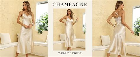 Alcea Rosea Women S Long Satin Negligee Nightgowns Lace Lingerie Chemises Sleepwear High Split