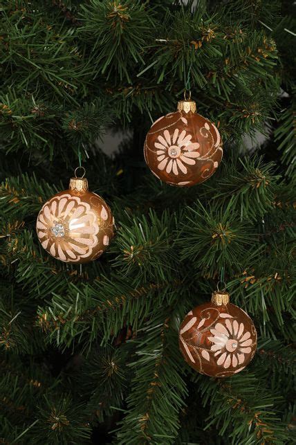 Набор из трех новогодних шаров с узором Max Christmas - цена 1690 ...