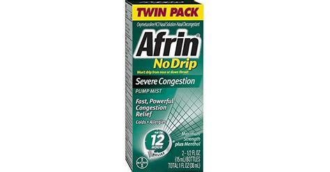 Afrin No Drip Severe Congestion Twin Pack Prices