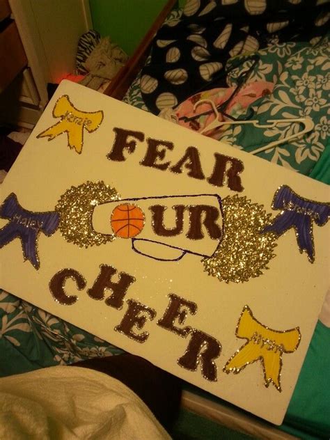 Cheer Posters For Competition