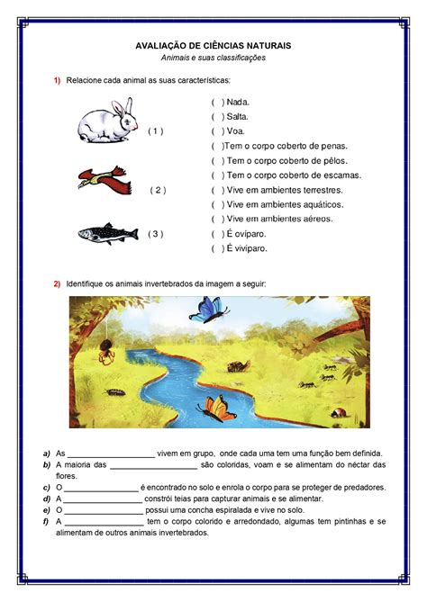 Prova De Ciencias 3 Ano
